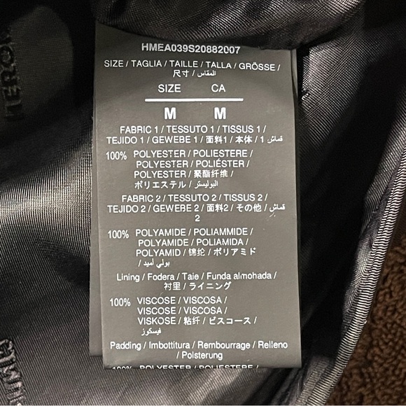 Heron Preston Logo Tape Utility Jacket Edgy W/ Mesh Detailing on Pockets/Back - Picture 8 of 9